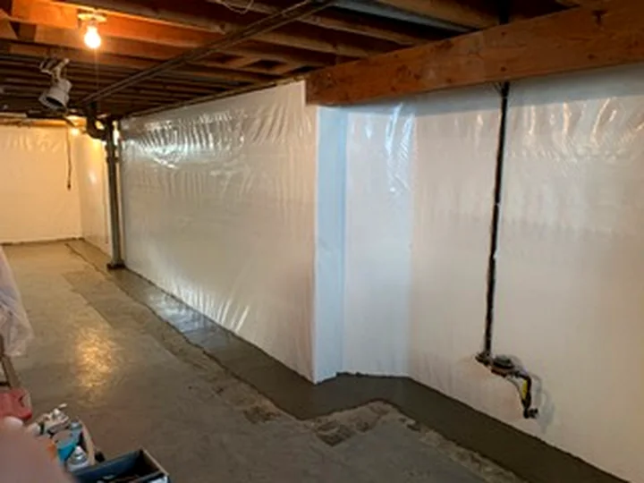 Vapor Barrier project photo by Sferra Waterproofing